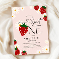 Berry Sweet One 1st Strawberry Birthday
