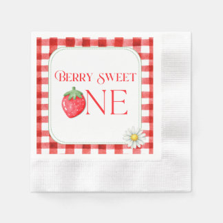 Berry Sweet One dessert napkin