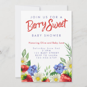 Berry Sweet Party Invitation 