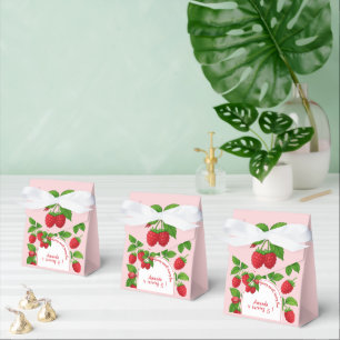 Berry Sweet Raspberry Kids Birthday Party -  Favor Boxes
