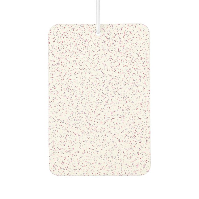 Berry Sweet Speckled Pink & Purple Dots Air Freshener (Front)