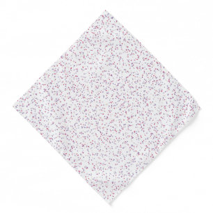 Berry Sweet Speckled Pink & Purple Dots Bandana