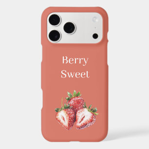 Berry Sweet Strawberries iPhone 17 Pro Max Case