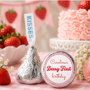 Berry Sweet Strawberry 1st Birthday Party Hershey®'s Kisses®