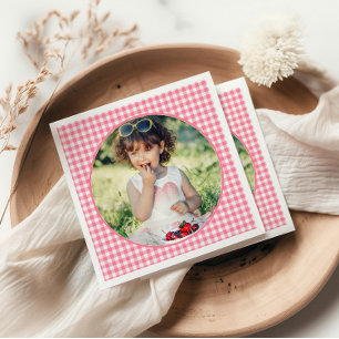 Berry Sweet Strawberry 1st Birthday Party Napkins