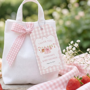 Berry Sweet Strawberry Baby Shower Gift Tags