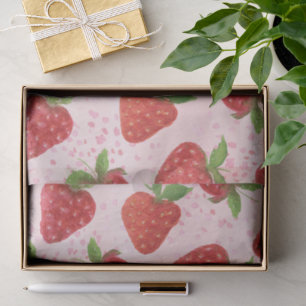 Berry Sweet Strawberry Baby Shower Thank You Favor Tissue Paper