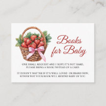 Berry Sweet Strawberry Book for Baby Card