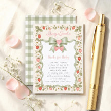 Berry Sweet Strawberry Books for Baby Enclosure