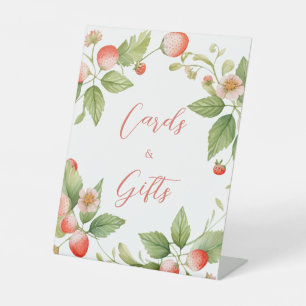 Berry Sweet Strawberry Cards and Gifts Sign