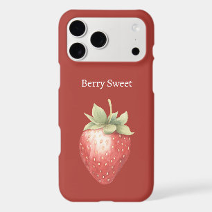 Berry Sweet Strawberry iPhone 17 Pro Max Case