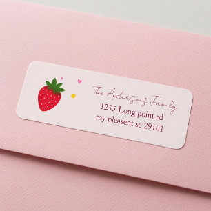 Berry Sweet Strawberry Pink Label