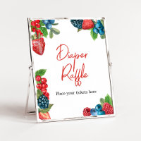 Berry Sweet Summer Baby Shower Diaper Raffle