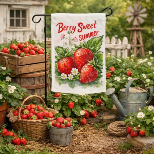 Berry Sweet Summer Garden Flag