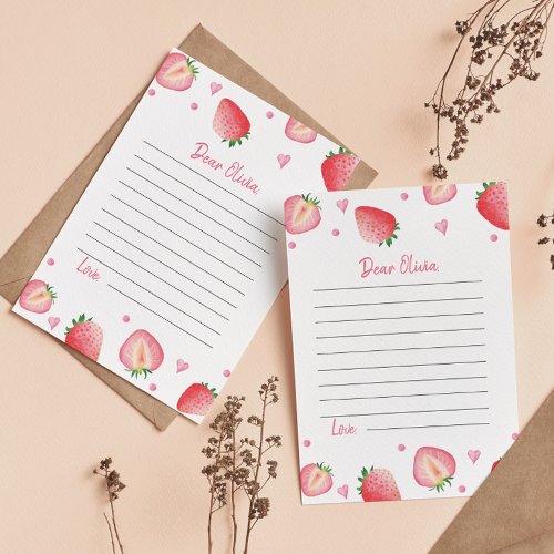 Berry Sweet Time Capsule Note Message Card