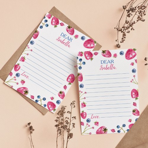 Berry Sweet Time Capsule Note Message Card