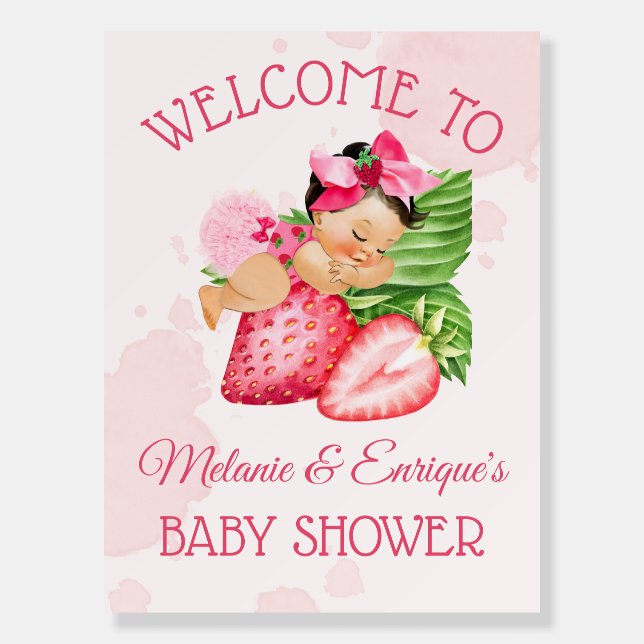 Berry Sweet Welcome Sign! Foam Board (Front)