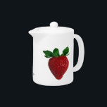 Berry Tea Pot<br><div class="desc">Not just for strawberry tea. This simple, modern design will be great with any tea.</div>