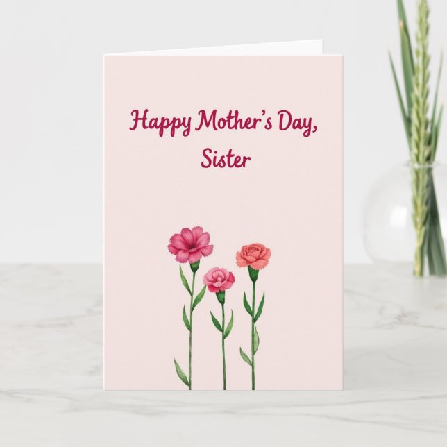 Berry Text Sweet Mothers Day Card (Front)