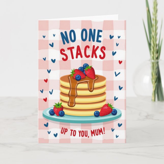 Berry Topped Stack Mother Card (Front)