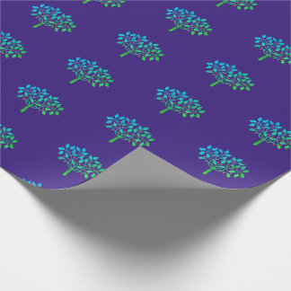 berry tree wrapping paper