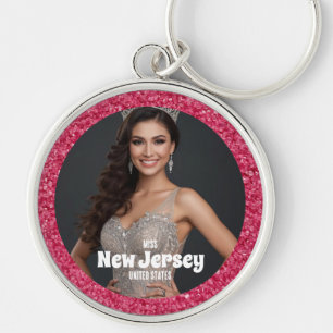 Berry Twisted   Pageant Titleholder Photo Keychain