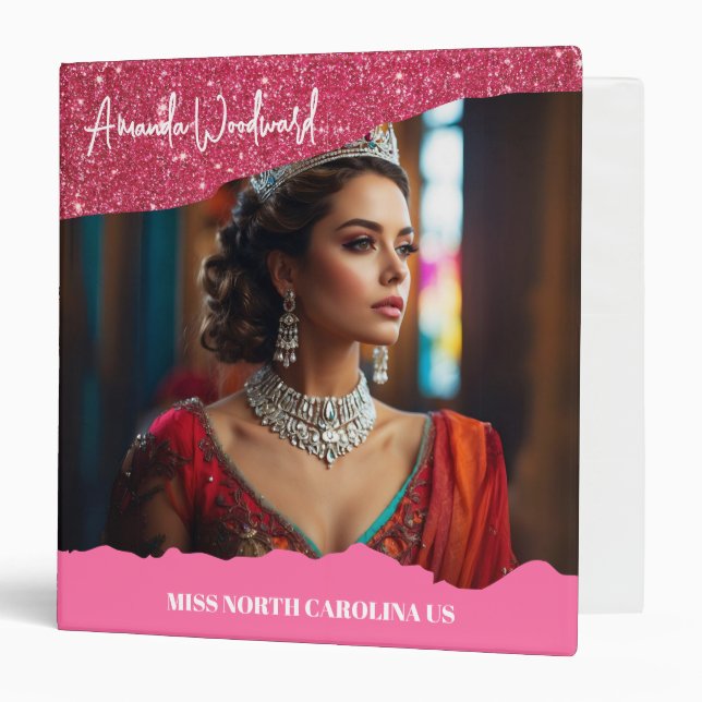 Berry Twisted Supreme Pageant Notebook Binder (Front/Inside)