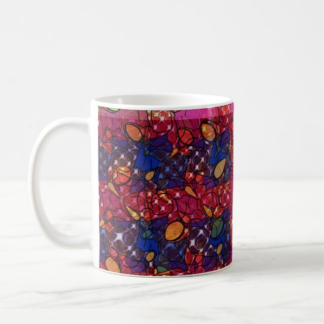Berry Wall Coffee Mug (Left)