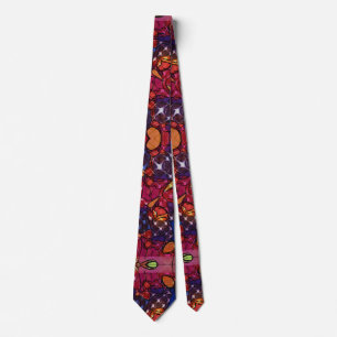 Berry Wall Neck Tie