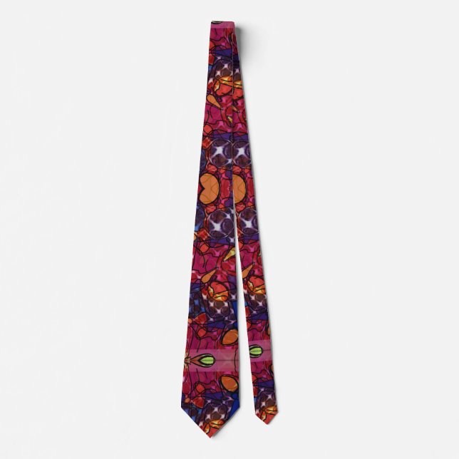 Berry Wall Neck Tie (Front)