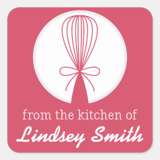 Berry Whisk Silhouette Kitchen Labels