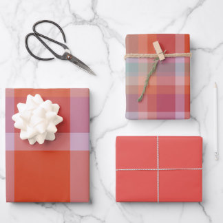 Berry Wrapping Paper Flat Sheet Set of 3