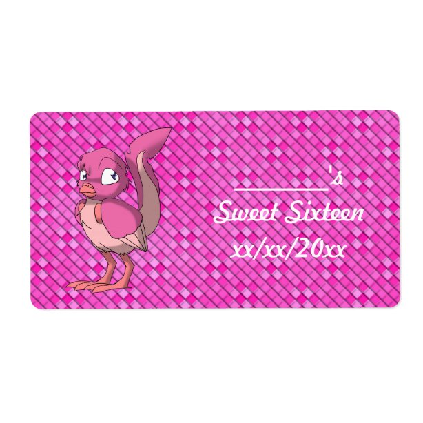 Sweet 16 Labels Zazzle