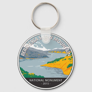 Berryessa Snow Mountain National Monument Vintage Keychain