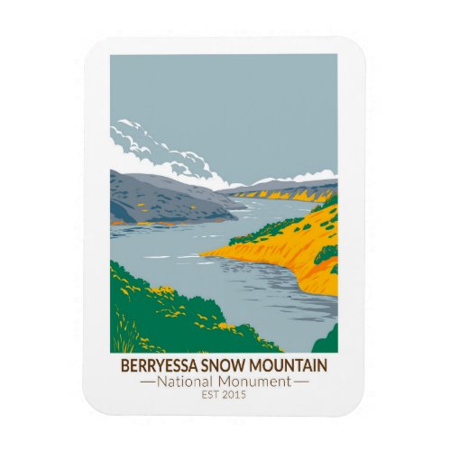 Berryessa Snow Mountain National Monument Vintage Magnet