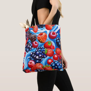 Berrylicious Blue Dream Tote Bag