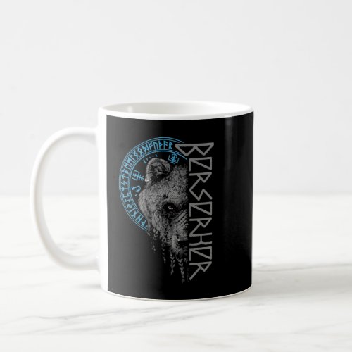 Berserk Bear Warrior Odin Runes Norse Compass Viki Coffee Mug