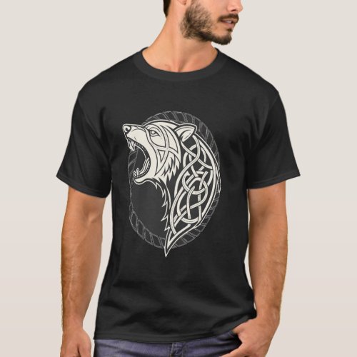 Berserker Bear Symbol - Nordic Viking Knotwork War