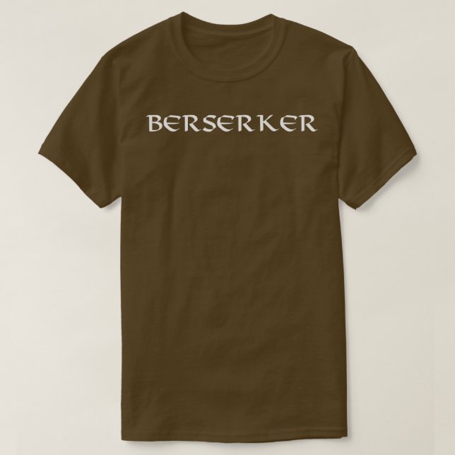 Berserker White T-Shirt (Design Front)
