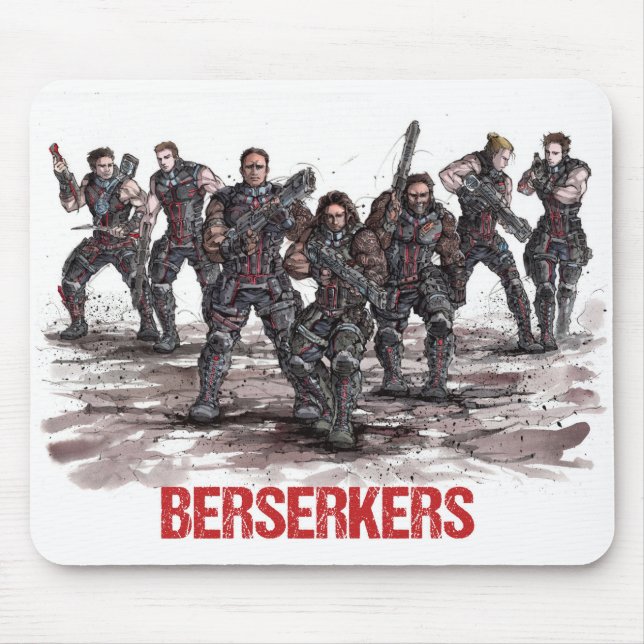 Berserkers Mouse Pad (Front)