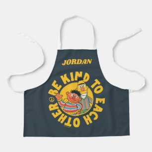 Bert and Ernie Be Kind Add Your Name Apron