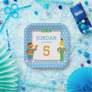 Bert and Ernie Birthday Paper Plates