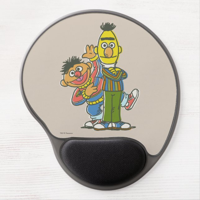 Bert and Ernie Classic Style Gel Mouse Pad (Front)