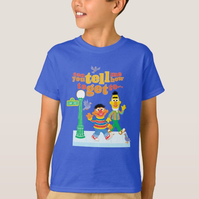 Bert and Ernie Directions T-Shirt (Front)
