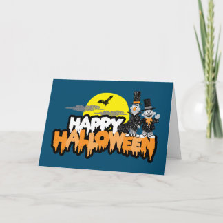 Bert and Ernie | Happy Halloween Card