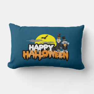 Bert and Ernie Happy Halloween Lumbar Pillow