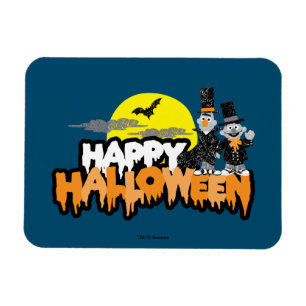 Bert and Ernie Happy Halloween Magnet