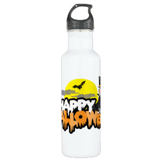 Bert and Ernie | Happy Halloween Stainless Steel Water Bottle