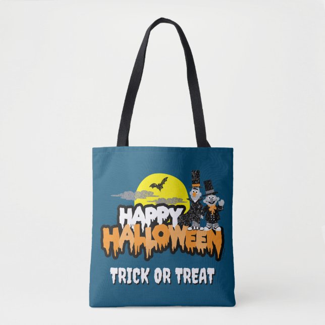 Bert and Ernie | Happy Halloween Tote Bag (Front)