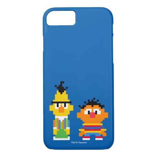 Bert and Ernie Pixel Art iPhone 87 Case